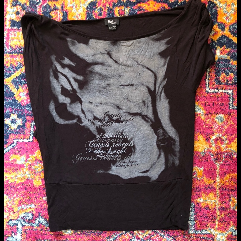 Faith Connexion black tee XS